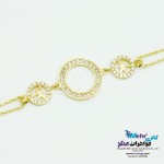 دستبند طلا - طرح هندسی