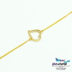 دستبند طلا - طرح قلب