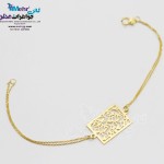 دستبند طلا - طرح شاخه و برگ