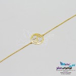 دستبند طلا - طرح گل لاله