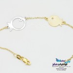 دستبند طلا - طرح ماهی