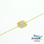 دستبند طلا - طرح گل