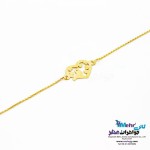 دستبند طلا - طرح پرندهی عاشق