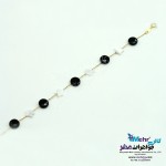 دستبند طلا و سنگ - طرح ستاره