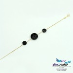 دستبند طلا و سنگ - طرح سنگ انیکس