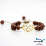 دستبند طلا و سنگ - طرح بته‌جقه