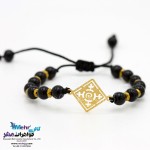 دستبند طلا و سنگ - طرح فانتزی