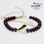 دستبند طلا و مهره - طرح قلب