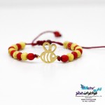 دستبند طلا و سنگ - طرح زنبور