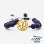 دستبند طلا و سنگ - طرح اسلیمی