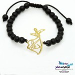دستبند طلا و سنگ - طرح مژگان - رقص سماع