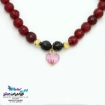 گردنبند طلا و سنگ - سواروسکی قلب