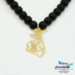 گردنبند طلا و سنگ - طرح مژگان - رقص سماع