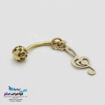 پیرسینگ طلا - طرح نت سل