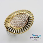 انگشتر طلا - طرح هندسی
