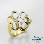 انگشتر طلا - طرح گل