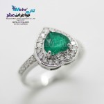 انگشتر جواهر - طرح قلب