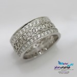 انگشتر طلا - طرح لانه زنبوری