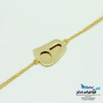 دستبند طلا - طرح ه نیمانی