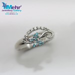 انگشتر طلا - طرح پروانه