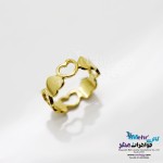 انگشتر طلا - طرح قلب