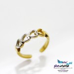 انگشتر طلا - طرح قلب