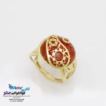 انگشتر طلا - طرح بته‌جقه