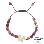 دستبند طلا و سنگ - طرح سنجاب