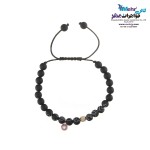 دستبند طلا و سنگ - طرح گوی تراش