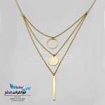 گردنبند طلا - طرح هندسی