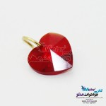 آویز طلا - سنگ سواروسکی قلب