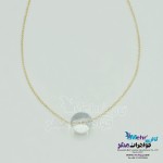 گردنبند طلا - طرح حباب هفت رنگ