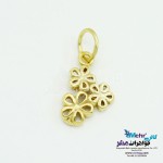 آویز طلا - طرح شکوفهی سیب