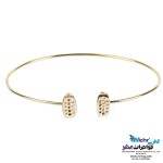 دستبند النگویی طلا - طرح هندسی
