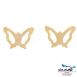 گوشواره طلا - طرح پروانه