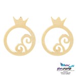 گوشواره طلا - طرح انار