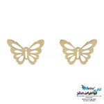 گوشواره طلا - طرح پروانه