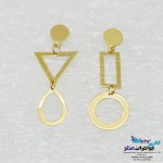گوشواره طلا - طرح هندسی