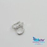 گوشواره طلا - طرح خط چین