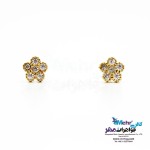 گوشواره طلا - طرح گل