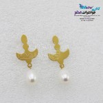 گوشواره طلا - طرح لنگر