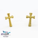 گوشواره طلا - طرح صلیب