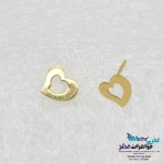 گوشواره طلا - طرح قلب