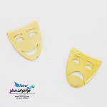 گوشواره طلا - طرح اشکها و لبخندها