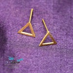 گوشواره طلا - طرح هندسی