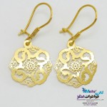 گوشواره طلا - طرح گل