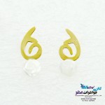 گوشواره طلا - طرح اسلیمی