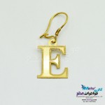 گوشواره طلا - طرح حروف الفبای لاتین