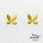 گوشواره طلا - طرح پروانه