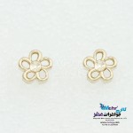 گوشواره طلا - طرح شکوفهی سیب